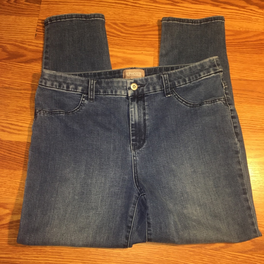 Chicos blue jeans Size:1